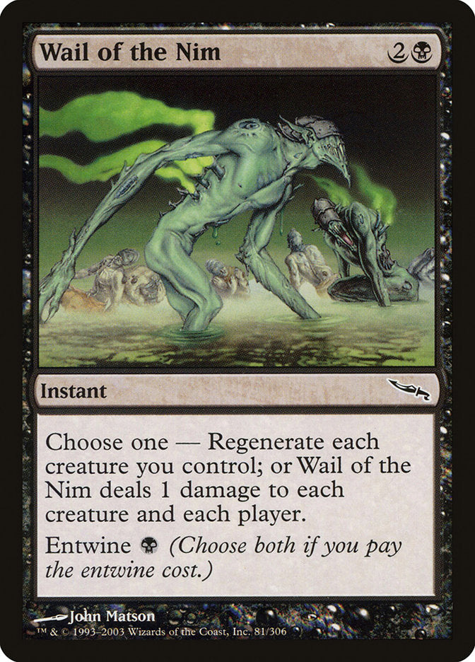 Wail of the Nim [Mirrodin] | Clutch Gaming