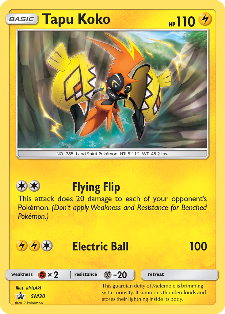 Tapu Koko (SM30) [Sun & Moon: Black Star Promos] | Clutch Gaming