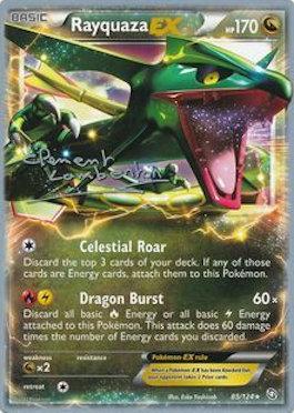 Rayquaza EX (85/124) (Anguille Sous Roche - Clement Lamberton) [World Championships 2013] | Clutch Gaming