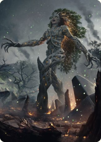 Titania, Gaea Incarnate Art Card [The Brothers' War Art Series] | Clutch Gaming