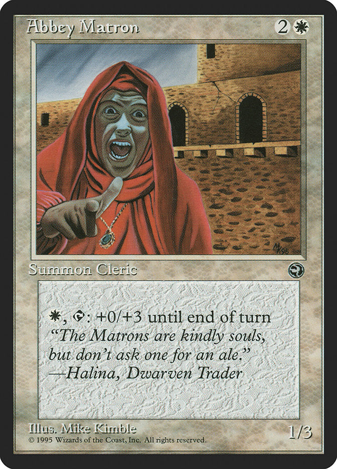 Abbey Matron (Halina Flavor Text) [Homelands] | Clutch Gaming