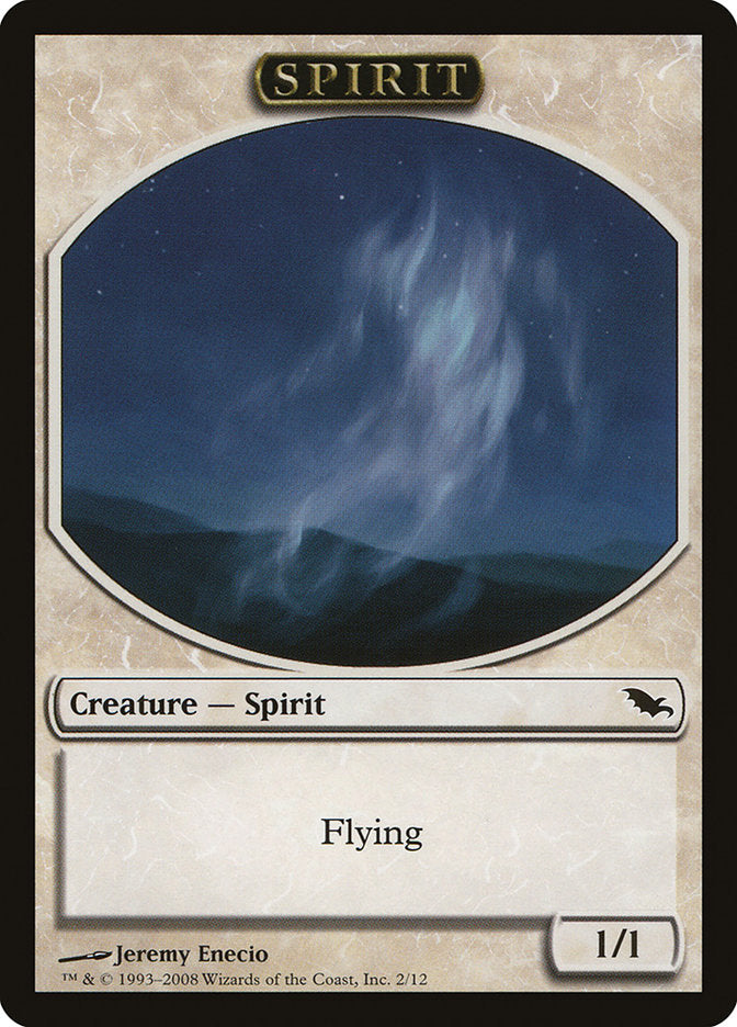 Spirit Token [Shadowmoor Tokens] | Clutch Gaming