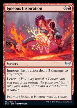 Igneous Inspiration [Strixhaven: School of Mages] | Clutch Gaming