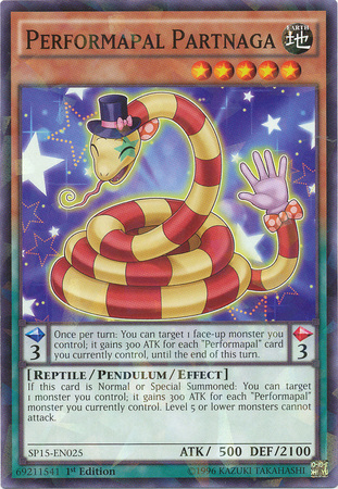 Performapal Partnaga [SP15-EN025] Shatterfoil Rare | Clutch Gaming