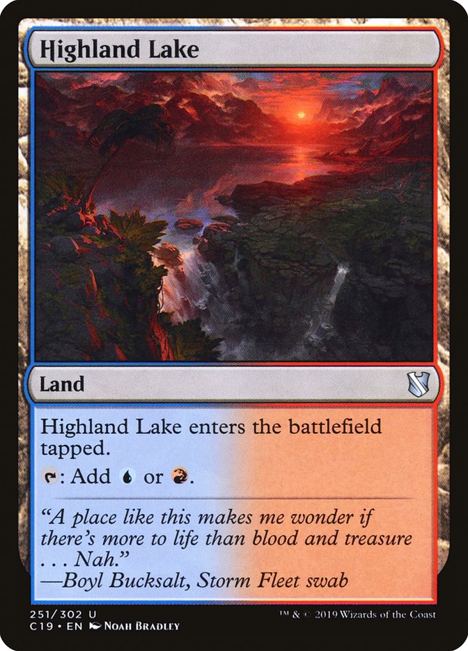 Highland Lake [Commander 2019] | Clutch Gaming