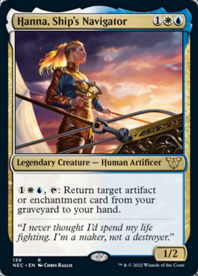 Hanna, Ship's Navigator [Kamigawa: Neon Dynasty Commander] | Clutch Gaming