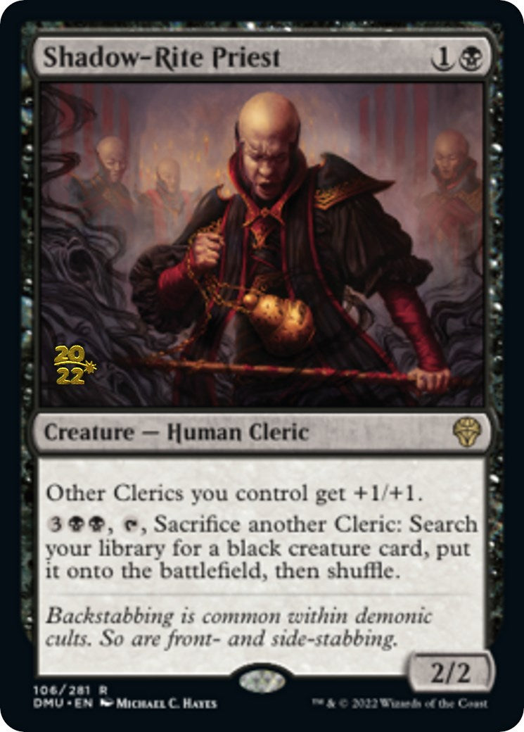 Shadow-Rite Priest [Dominaria United Prerelease Promos] | Clutch Gaming