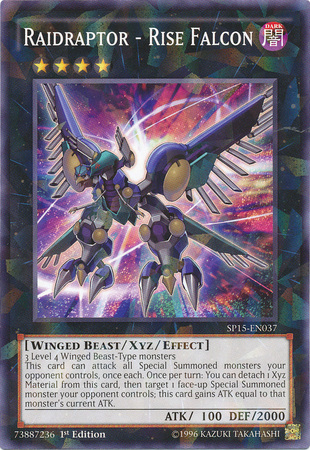 Raidraptor - Rise Falcon [SP15-EN037] Shatterfoil Rare | Clutch Gaming