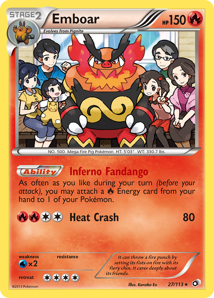 Emboar (27/113) (Theme Deck Exclusive) [Black & White: Legendary Treasures] | Clutch Gaming