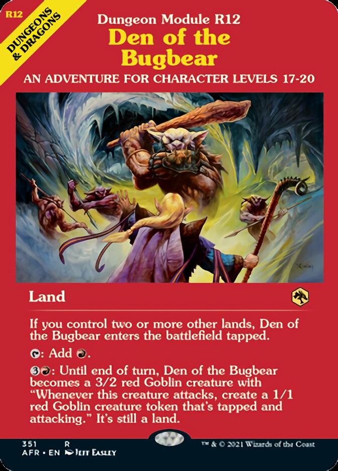 Den of the Bugbear (Dungeon Module) [Dungeons & Dragons: Adventures in the Forgotten Realms] | Clutch Gaming