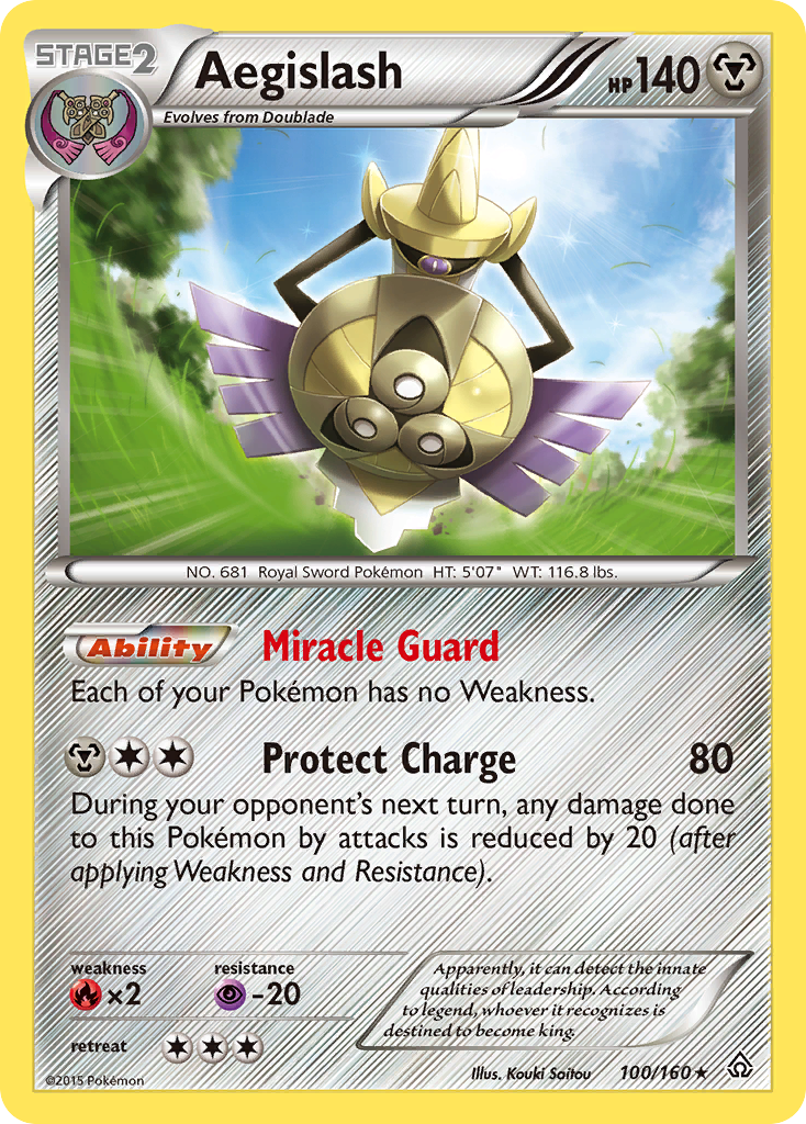 Aegislash (100/160) [XY: Primal Clash] | Clutch Gaming