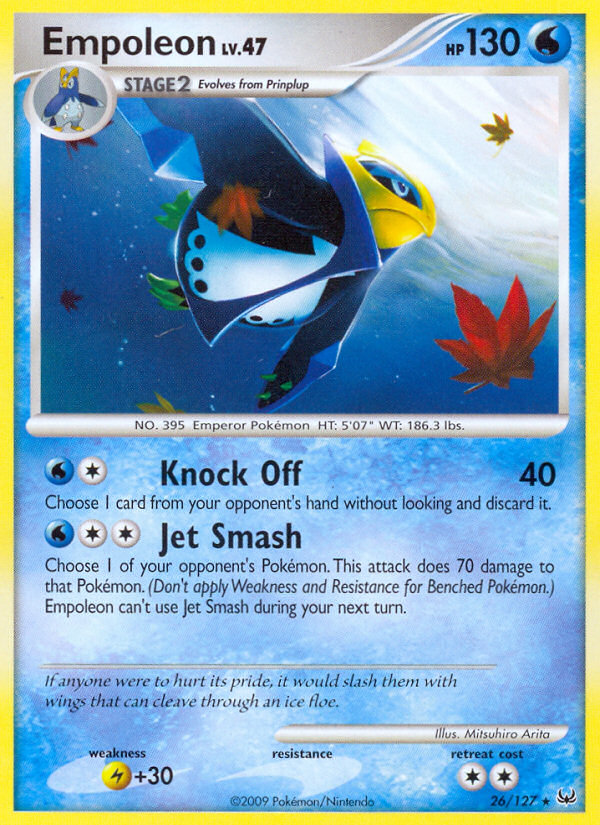 Empoleon (26/127) [Platinum: Base Set] | Clutch Gaming