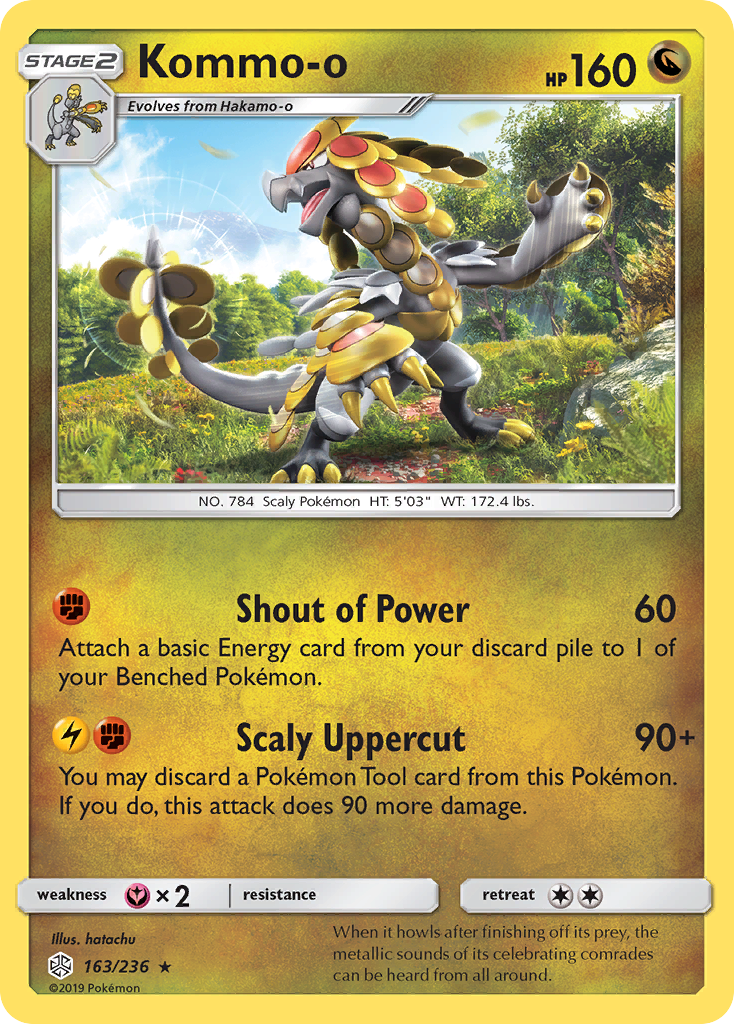 Kommo-o (163/236) [Sun & Moon: Cosmic Eclipse] | Clutch Gaming