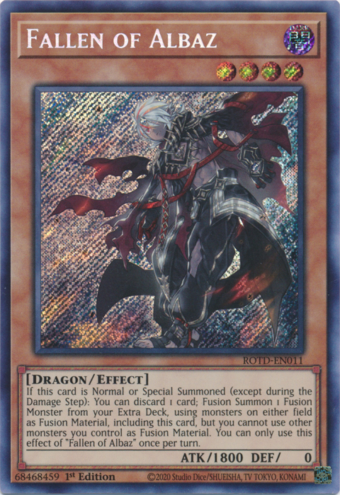 Fallen of Albaz [ROTD-EN011] Secret Rare | Clutch Gaming