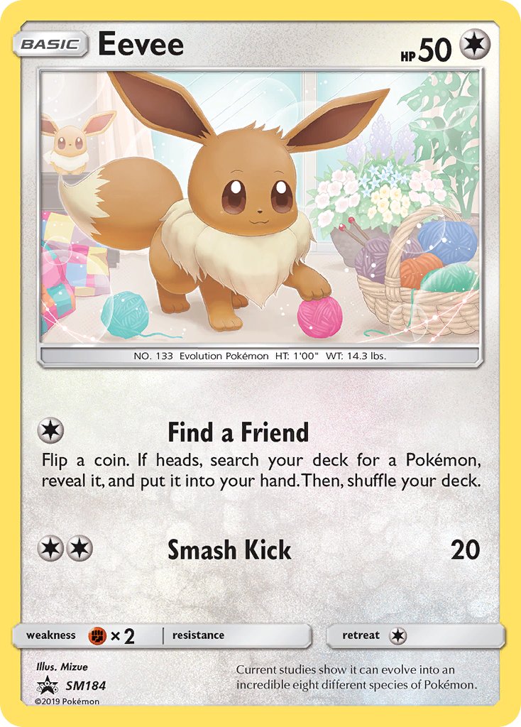 Eevee (SM184) [Sun & Moon: Black Star Promos] | Clutch Gaming