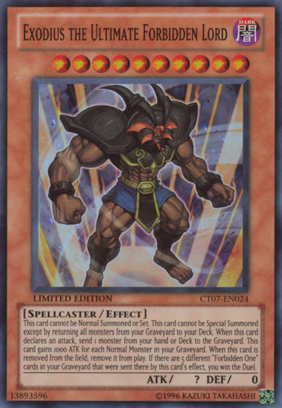 Exodius the Ultimate Forbidden Lord [CT07-EN024] Super Rare | Clutch Gaming