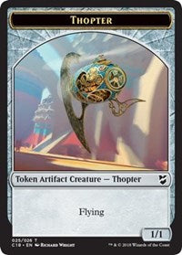 Thopter (025) // Servo Double-Sided Token [Commander 2018 Tokens] | Clutch Gaming