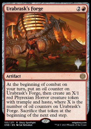 Urabrask's Forge (Promo Pack) [Phyrexia: All Will Be One Promos] | Clutch Gaming