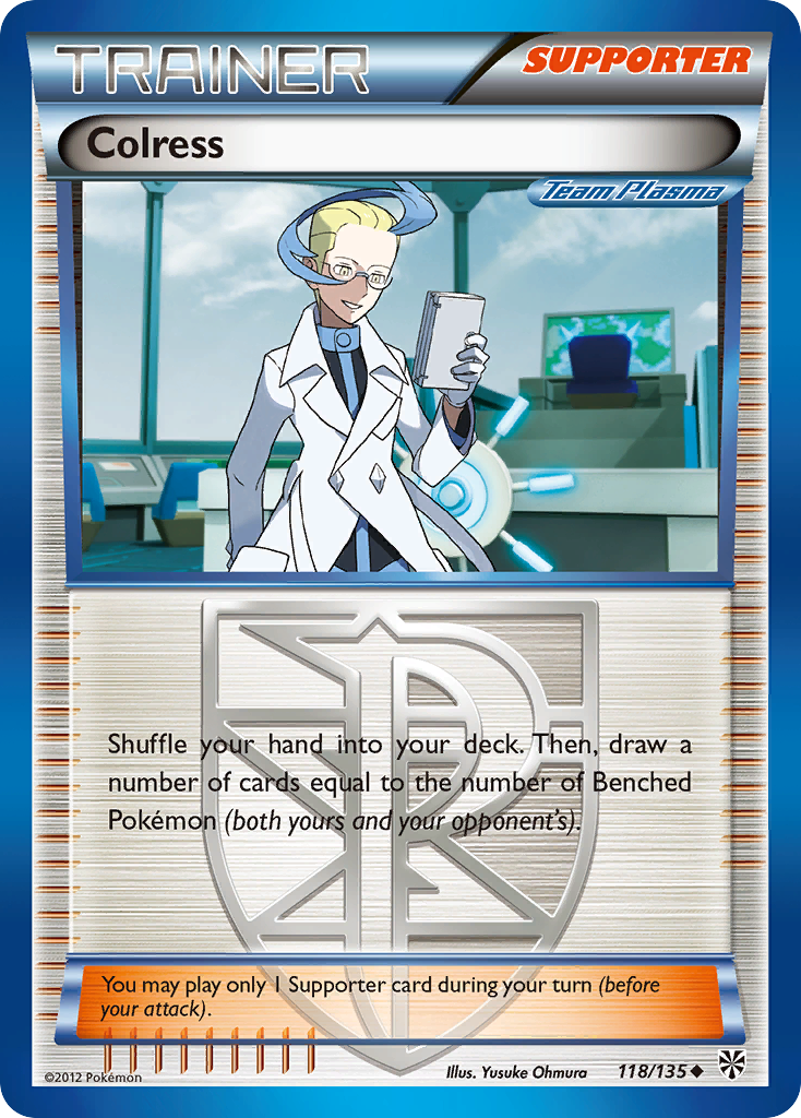 Colress (118/135) [Black & White: Plasma Storm] | Clutch Gaming