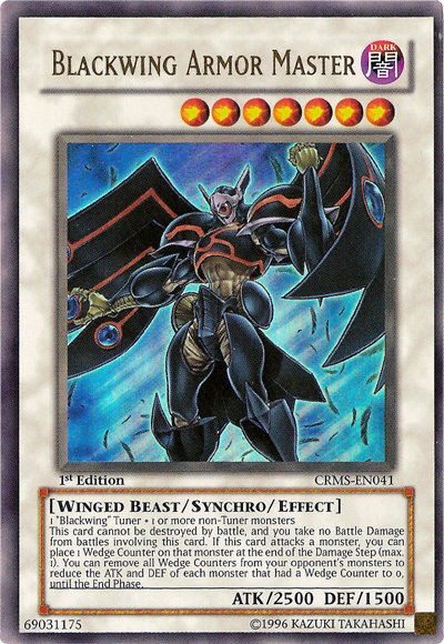 Blackwing Armor Master [CRMS-EN041] Ultra Rare | Clutch Gaming