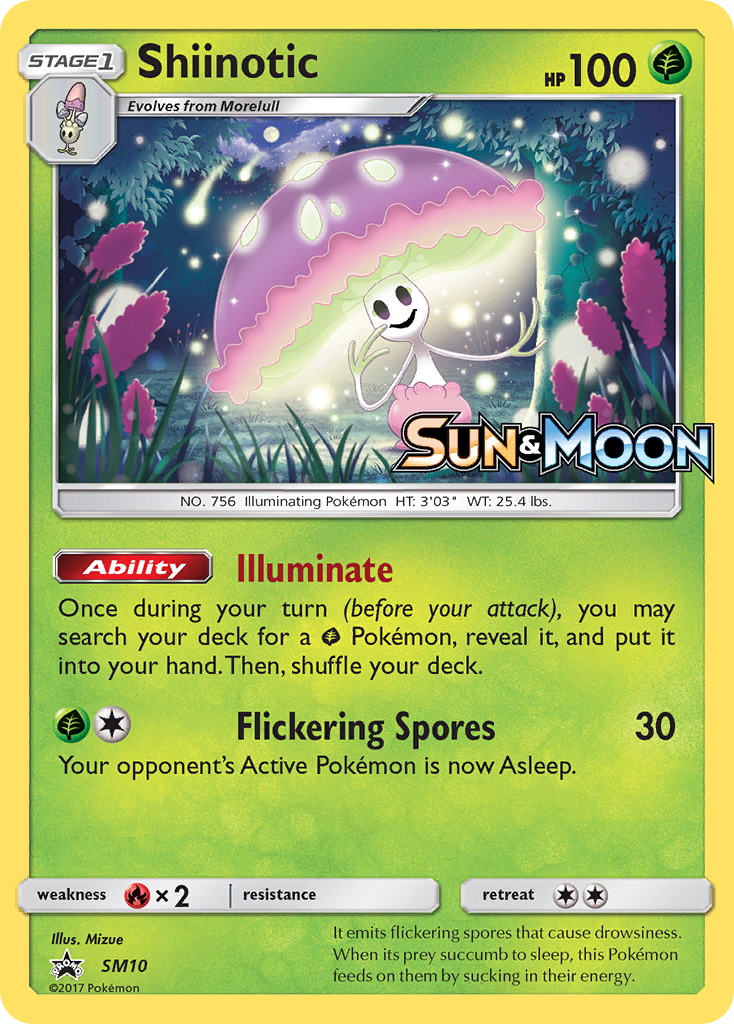 Shiinotic (SM10) [Sun & Moon: Black Star Promos] | Clutch Gaming