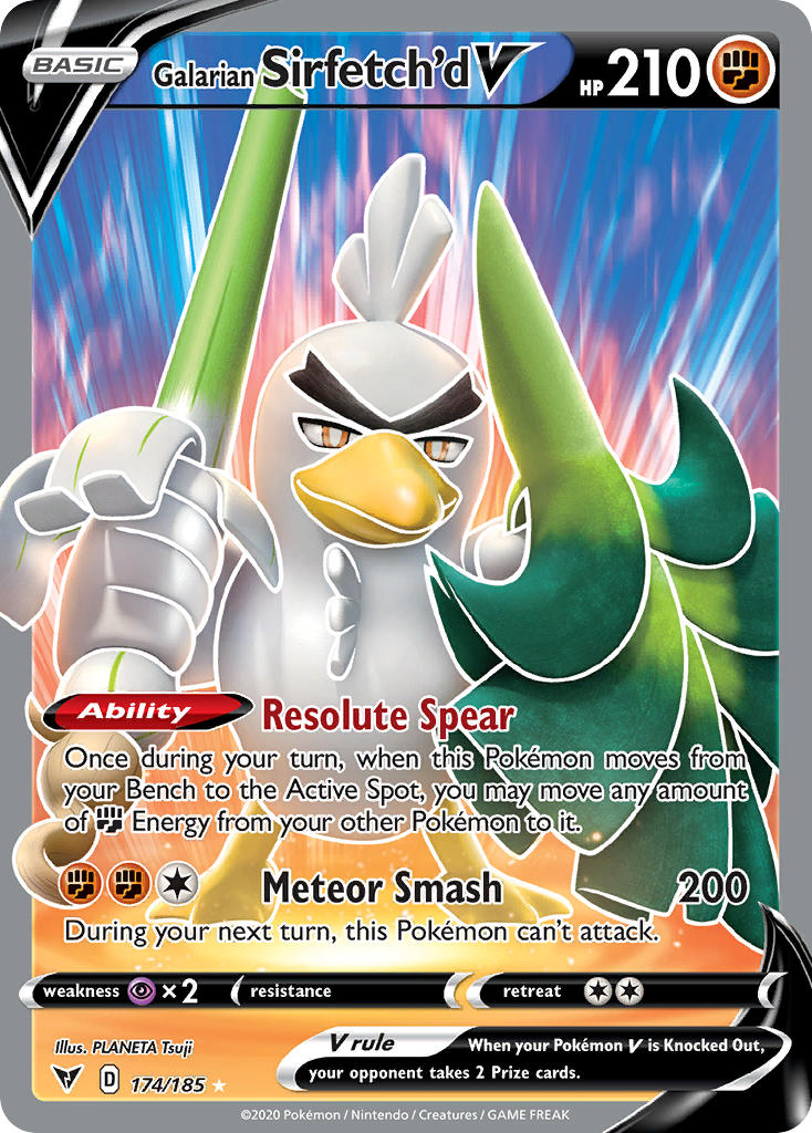 Galarian Sirfetch'd V (174/185) [Sword & Shield: Vivid Voltage] | Clutch Gaming