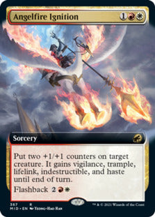 Angelfire Ignition (Extended Art) [Innistrad: Midnight Hunt] | Clutch Gaming