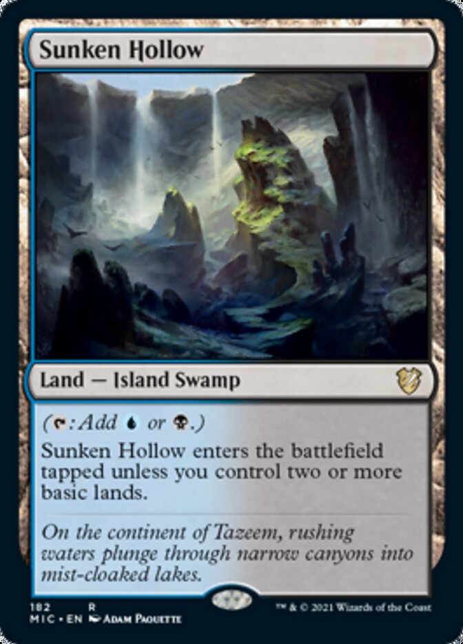 Sunken Hollow [Innistrad: Midnight Hunt Commander] | Clutch Gaming