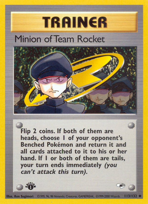 Minion of Team Rocket (113/132) [Gym Heroes 1st Edition] | Clutch Gaming