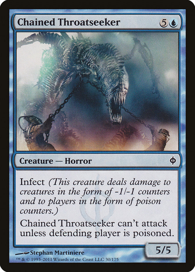 Chained Throatseeker [New Phyrexia] | Clutch Gaming