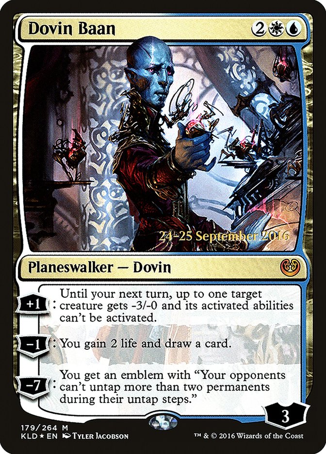 Dovin Baan [Kaladesh Prerelease Promos] | Clutch Gaming