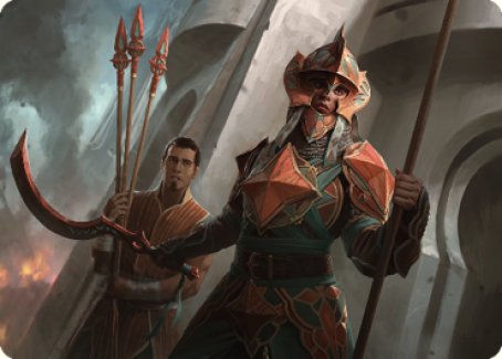 Siege Veteran Art Card [The Brothers' War Art Series] | Clutch Gaming