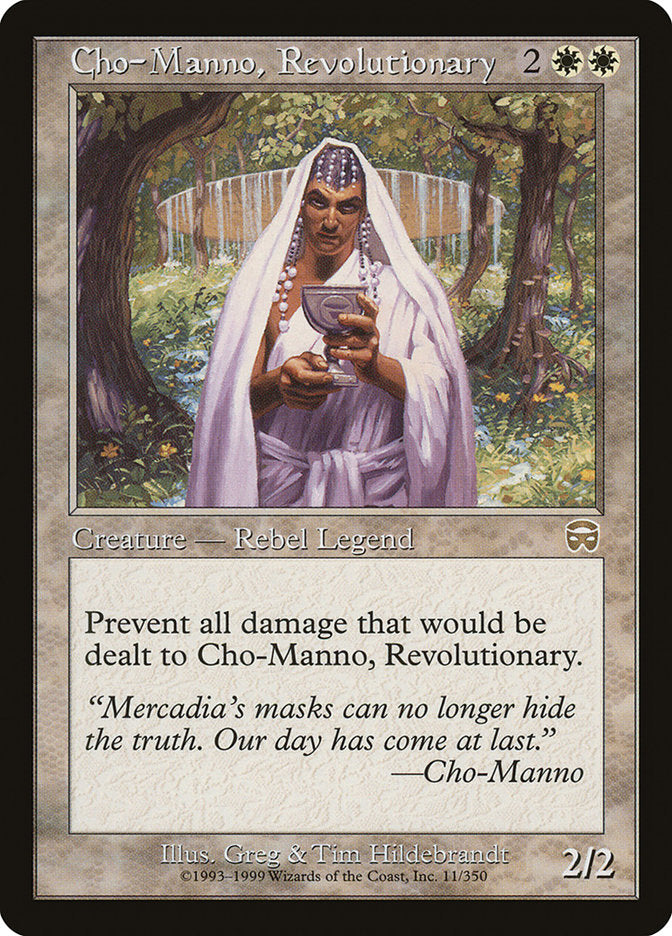 Cho-Manno, Revolutionary [Mercadian Masques] | Clutch Gaming