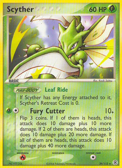 Scyther (29/112) [EX: FireRed & LeafGreen] | Clutch Gaming