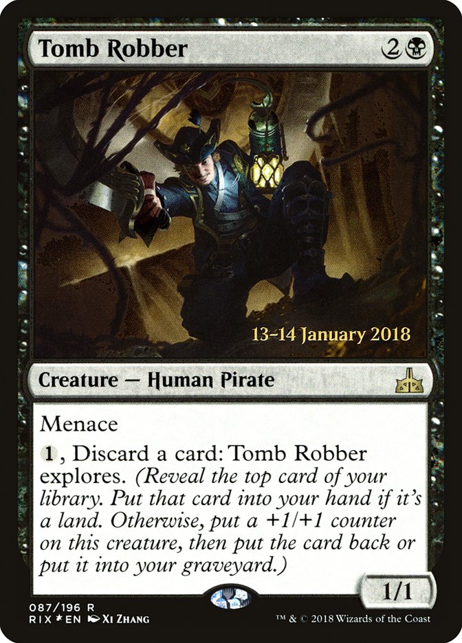 Tomb Robber [Rivals of Ixalan Prerelease Promos] | Clutch Gaming