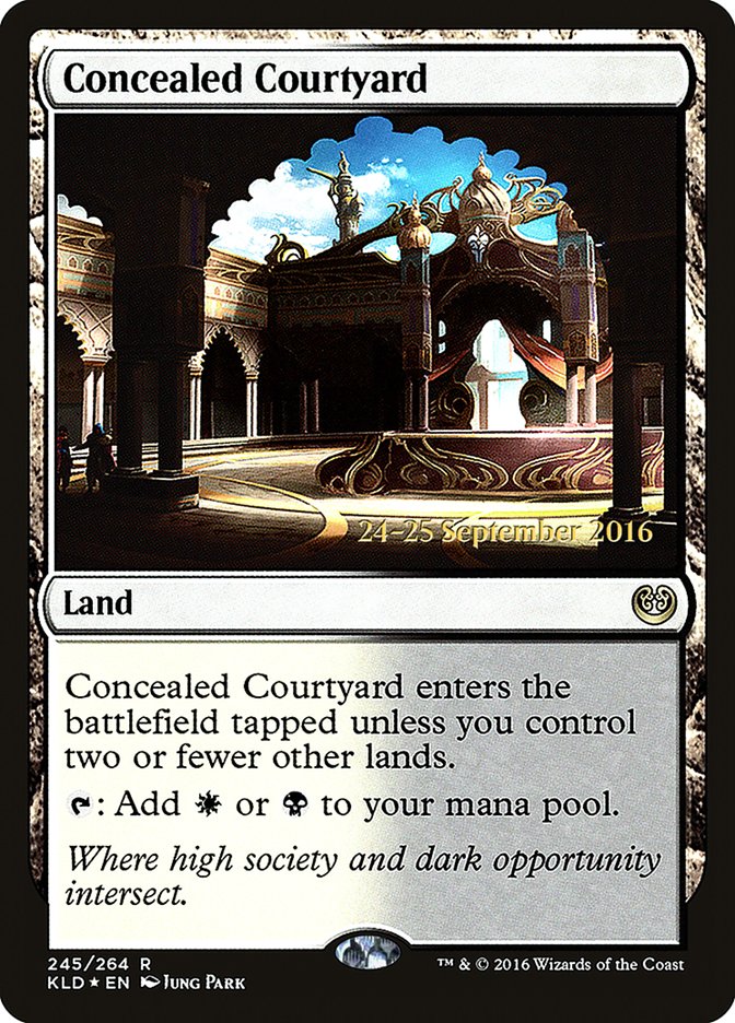 Concealed Courtyard [Kaladesh Prerelease Promos] | Clutch Gaming