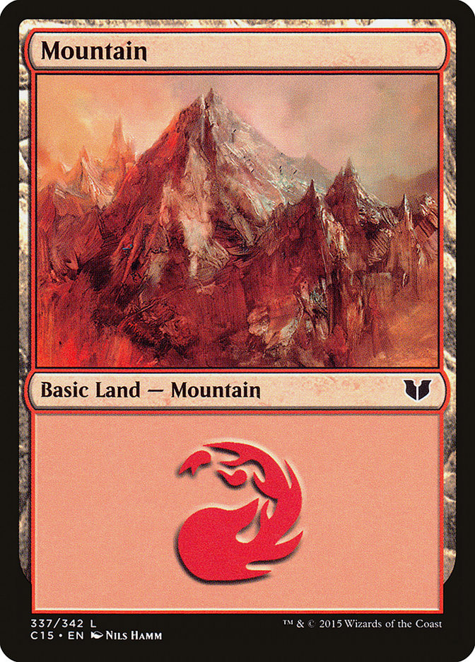 Mountain (337) [Commander 2015] | Clutch Gaming