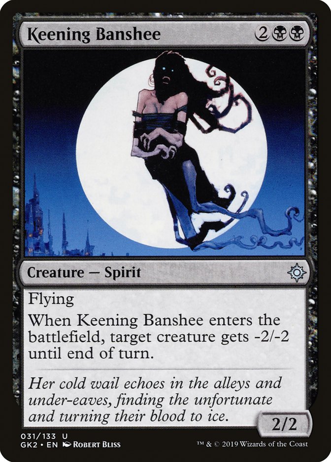 Keening Banshee [Ravnica Allegiance Guild Kit] | Clutch Gaming