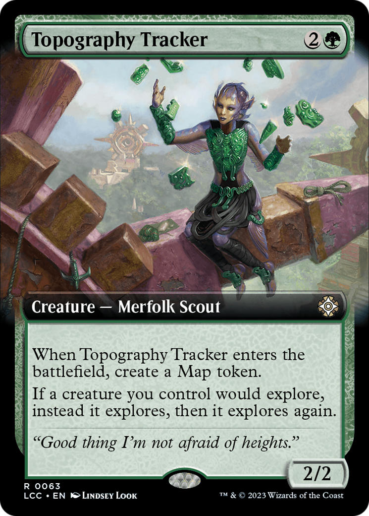 Topography Tracker (Extended Art) [The Lost Caverns of Ixalan Commander] | Clutch Gaming