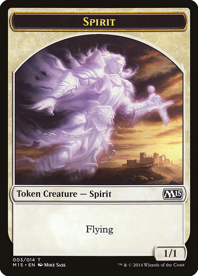 Spirit Token [Magic 2015 Tokens] | Clutch Gaming