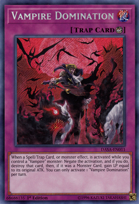 Vampire Domination [DASA-EN011] Secret Rare | Clutch Gaming