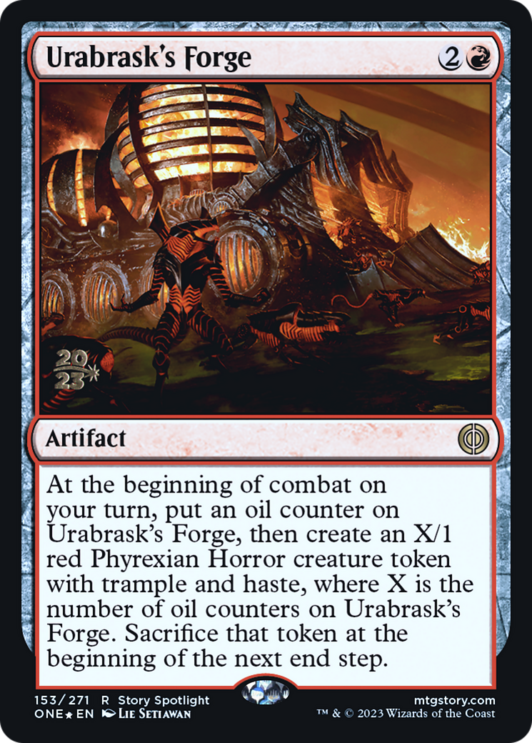 Urabrask's Forge [Phyrexia: All Will Be One Prerelease Promos] | Clutch Gaming