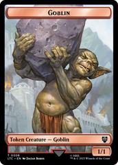 Goblin // Wraith Double-Sided Token [The Lord of the Rings: Tales of Middle-Earth Commander Tokens] | Clutch Gaming