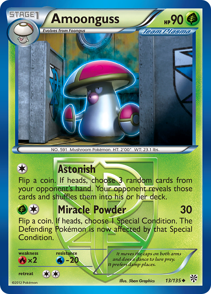 Amoonguss (13/135) [Black & White: Plasma Storm] | Clutch Gaming