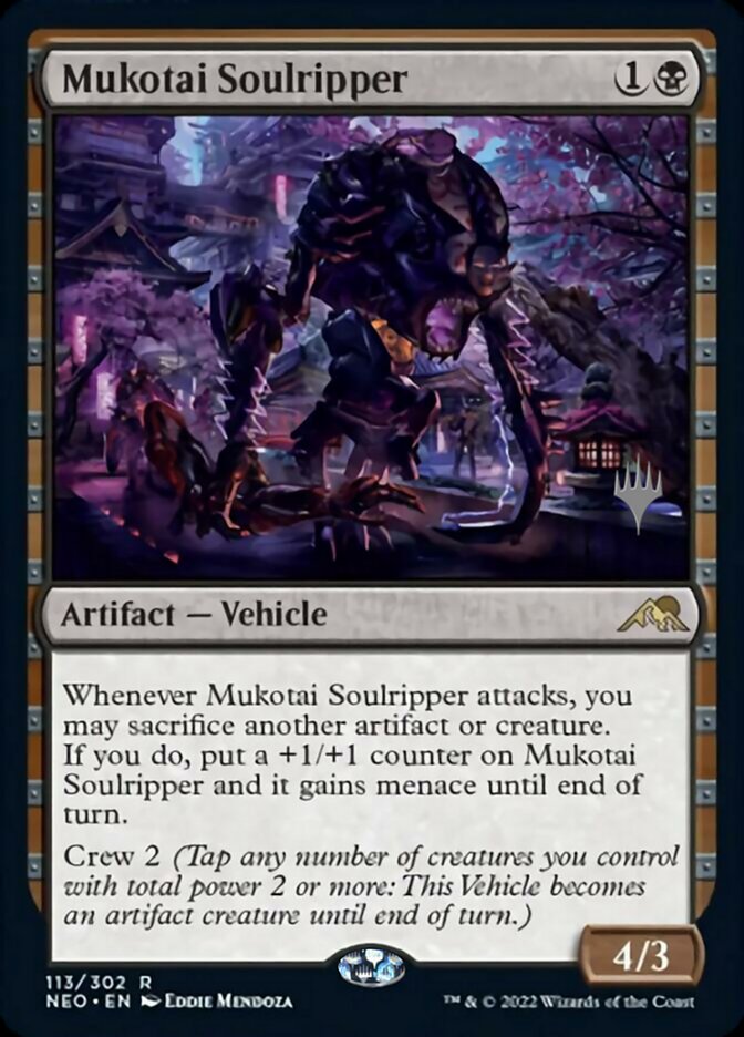 Mukotai Soulripper (Promo Pack) [Kamigawa: Neon Dynasty Promos] | Clutch Gaming