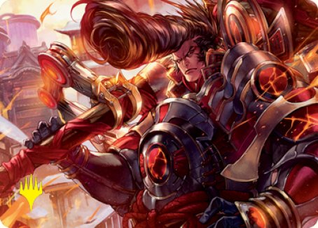 Upriser Renegade Art Card (Gold-Stamped Signature) [Kamigawa: Neon Dynasty Art Series] | Clutch Gaming