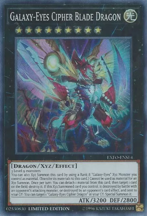 Galaxy-Eyes Cipher Blade Dragon [EXFO-ENSE4] Super Rare | Clutch Gaming