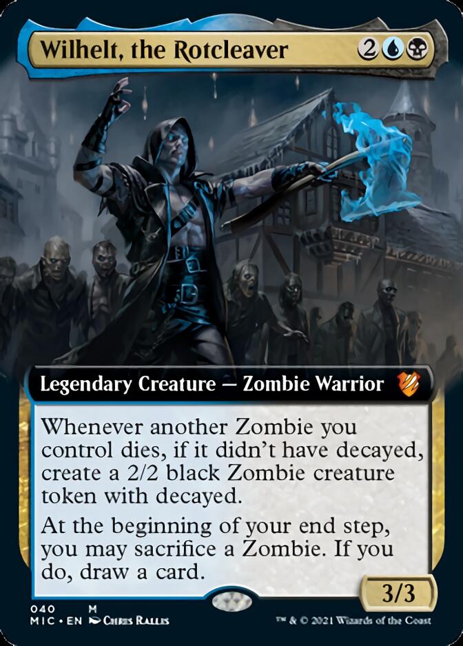 Wilhelt, the Rotcleaver (Extended Art) [Innistrad: Midnight Hunt Commander] | Clutch Gaming