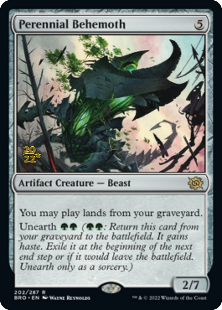 Perennial Behemoth [The Brothers' War Prerelease Promos] | Clutch Gaming