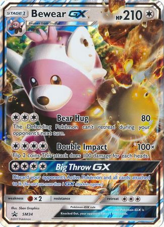 Bewear GX (SM34) (Jumbo Card) [Sun & Moon: Black Star Promos] | Clutch Gaming